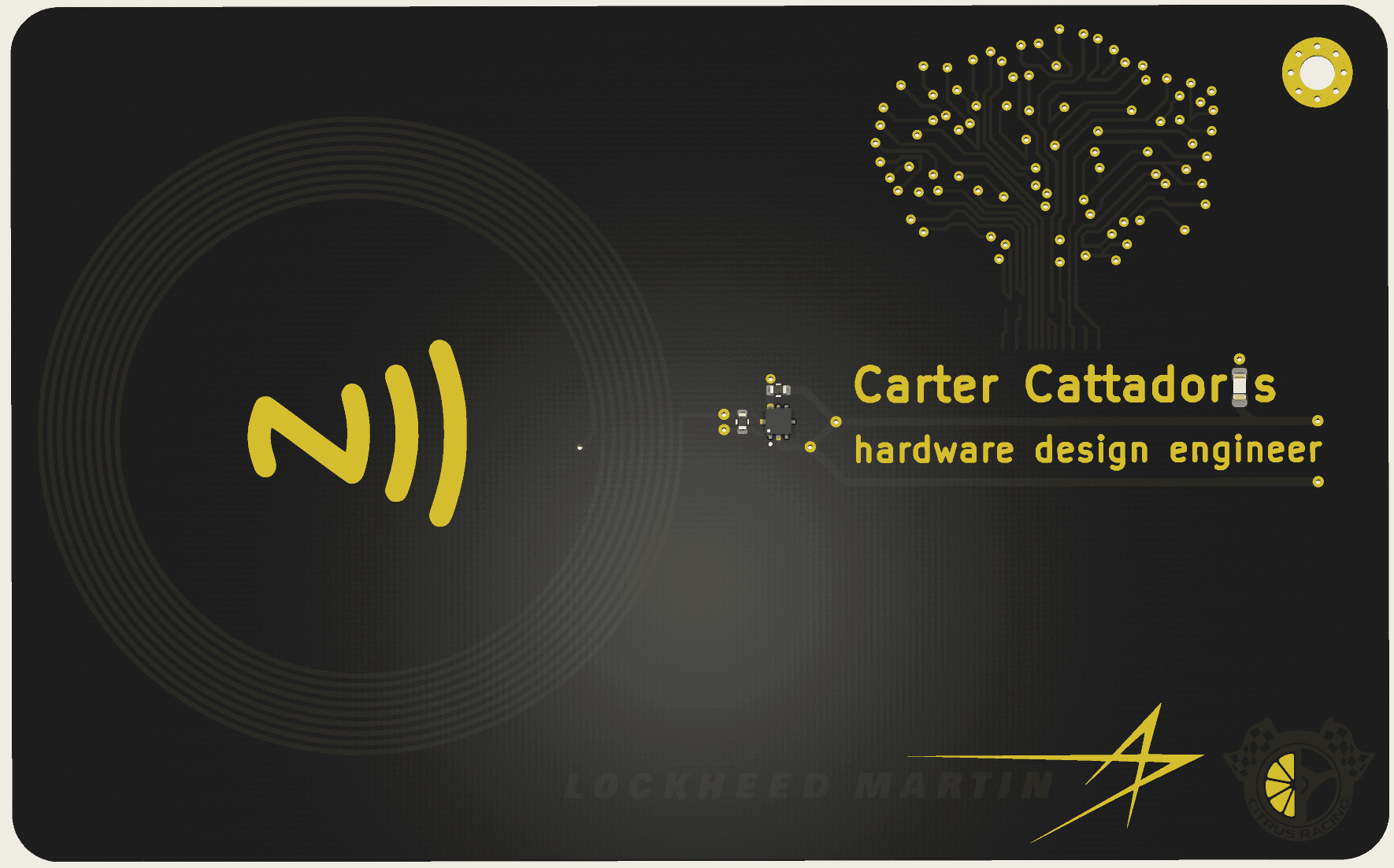 NFC Business Card board